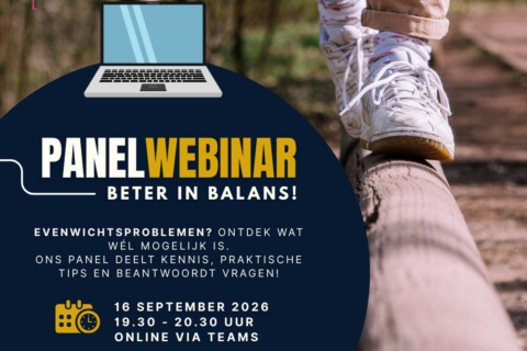 Interactief panelwebinar over duizeligheid en evenwichtsproblemen
